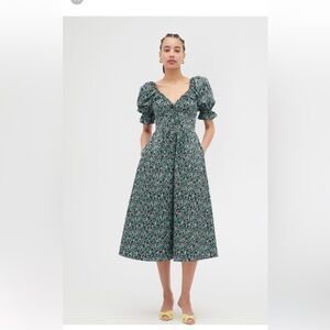 Hill house Ophelia dress black lily of the valley